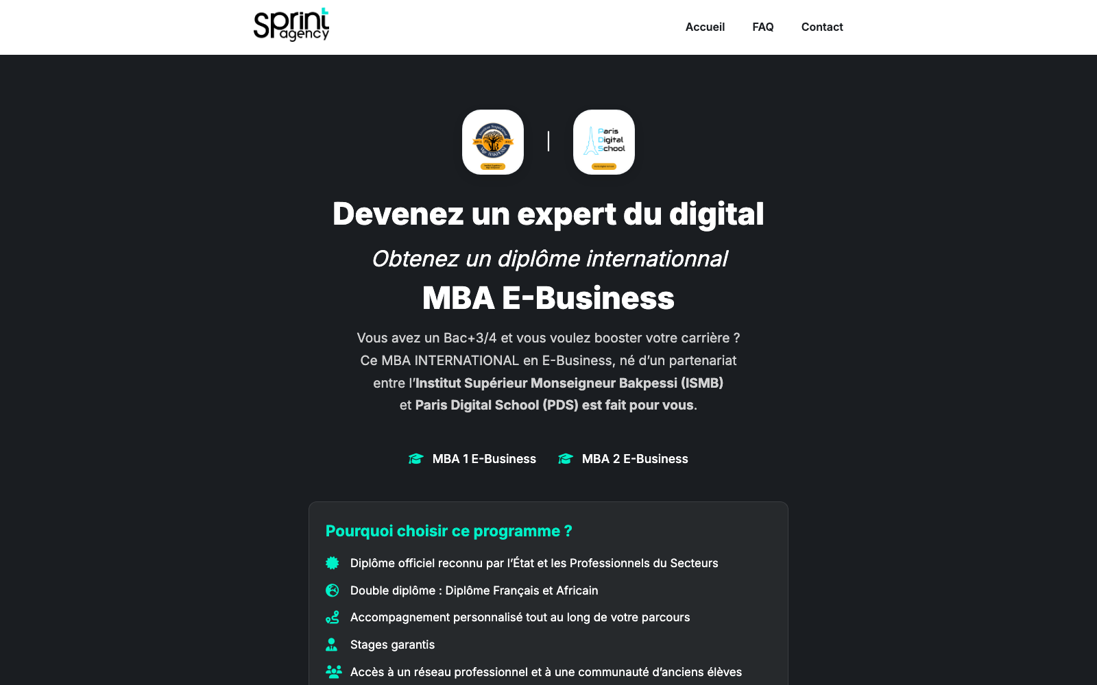 ISMB & Paris Digital School